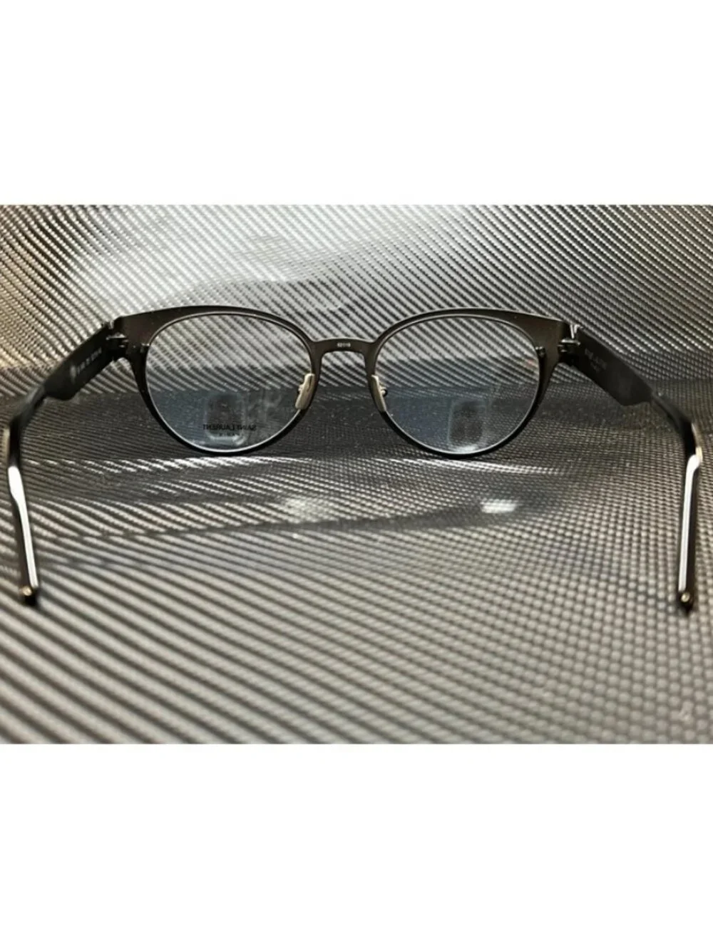 New Yves Saint Laurent Women  Black Eyeglasses  52- 19-